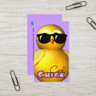 Kall chickroligt profilerar kort