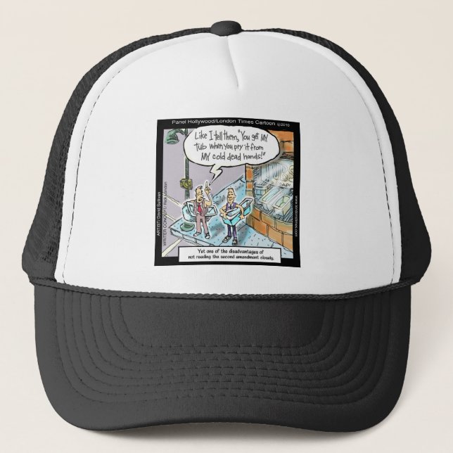 Kall Clean Händer W/Guns Funny Gifts & Tees Keps (Framsida)