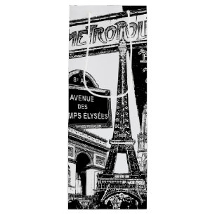 Kall Collage av fotoillustrationer av Paris