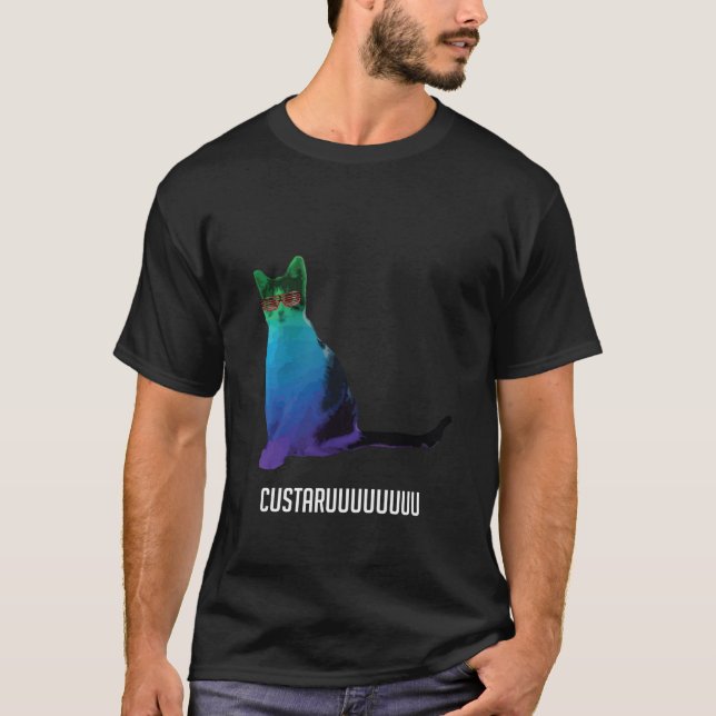 Kall Custaru T-tröja (med text) * Tee (Framsida)