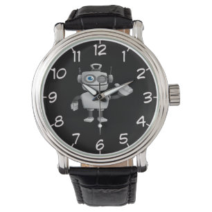 Kall designklocka för robot 6 armbandsur