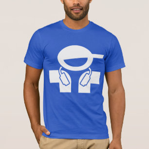 Kall DJ-t-skjorta - diskjockey med musikheadphonen Tee Shirt