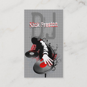 Kall DJ-visitkort Visitkort