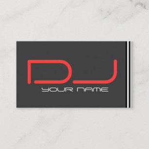 Kall DJ-visitkort Visitkort
