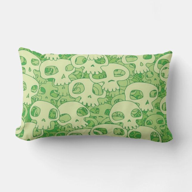 Kall döskallar lumbarkudde (Framsida)