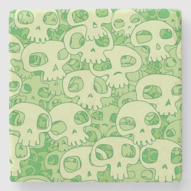 Kall döskallar underlägg sten (Framsidan)