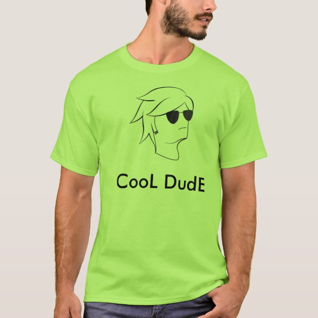 Kall Dude T_shirt Tee (Framsida)