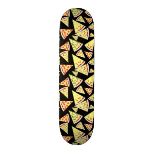 Kall dynamisk slumpmässig mönsterPizzaälskare Mini Skateboard Bräda 18,7 Cm