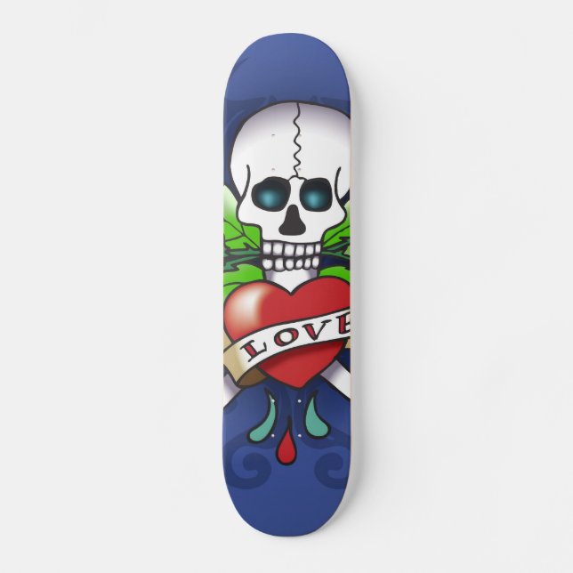 Kall Ed härdad stilskateboard Skateboard Bräda 21,5 Cm (Framsida)