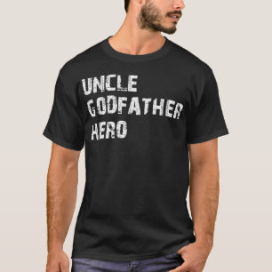 Kall enorm Uncle för hjälte för familjgåvagudf T Shirt