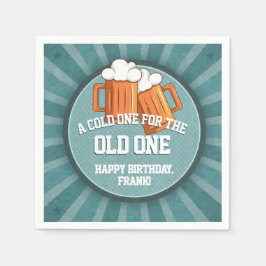 Kall ett för den gamla Födelsedagsfesten Pappersservett