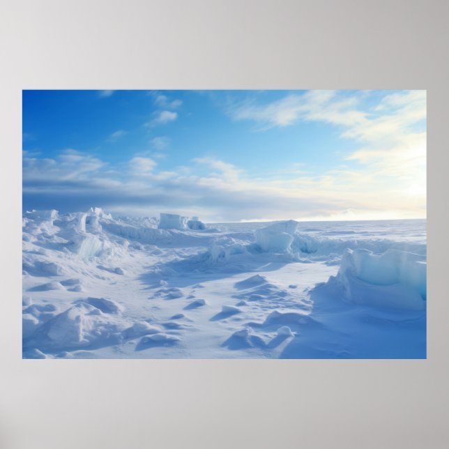 Kall Extrem naturkatastrof, kraftjord Poster (Framsidan)