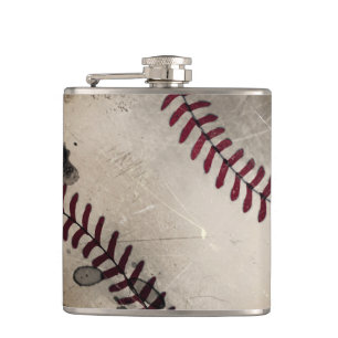 Kall flaska för vintageGrungebaseball Fickplunta