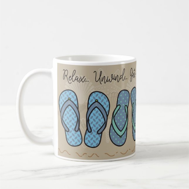 Kall flinflip flops - kaffemugg (Vänster)