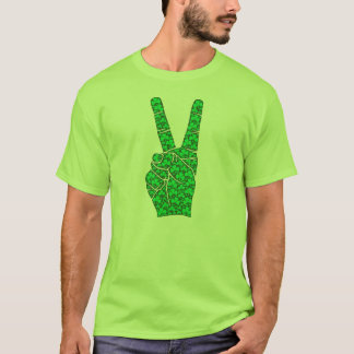 Kall fredstecken t-shirt
