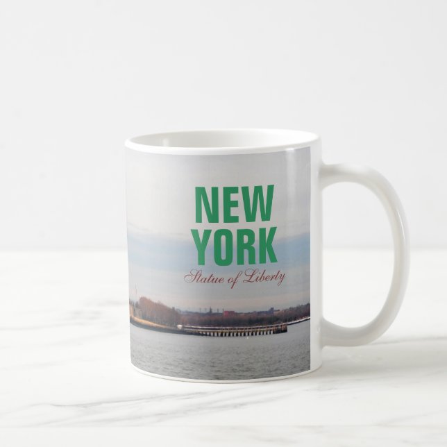 Kall frihetsgudinnan - NY New York Kaffemugg (Höger)