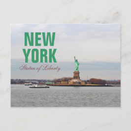 Kall frihetsgudinnan - NY New York Vykort