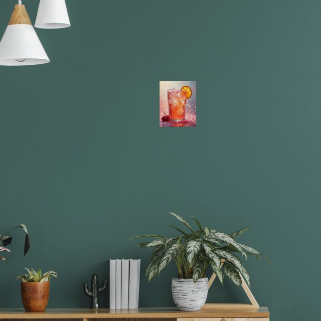 Kall, fyrkantig dryck poster (Vardagsrum 1)