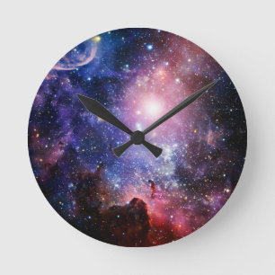 Kall galaxnebula rund klocka