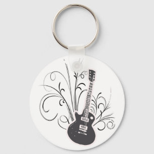Kall gitarr nyckelring