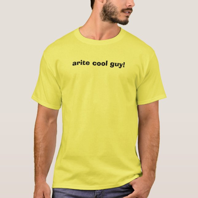 kall grabb för arite! t-shirt (Framsida)