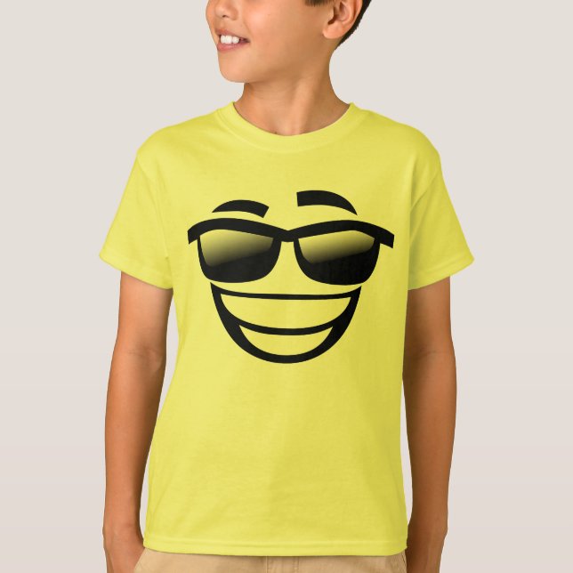 Kall grabbemoji tee shirt (Framsida)