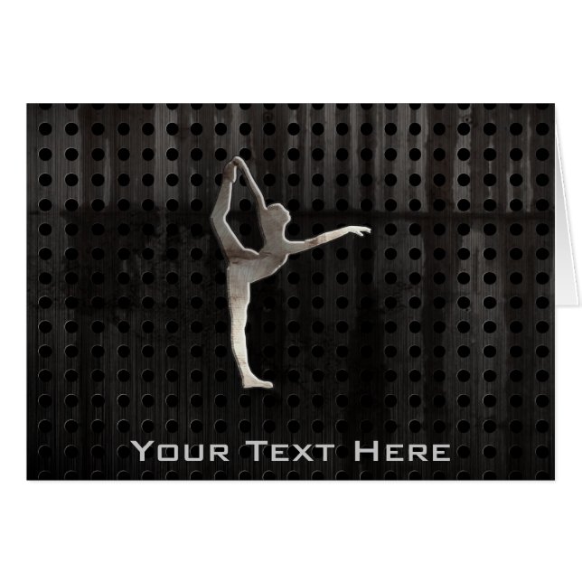 Kall Grungebalett Hälsningskort (Framsidan Horizontal)