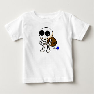 Kall Halloween skelett- baby T-shirt