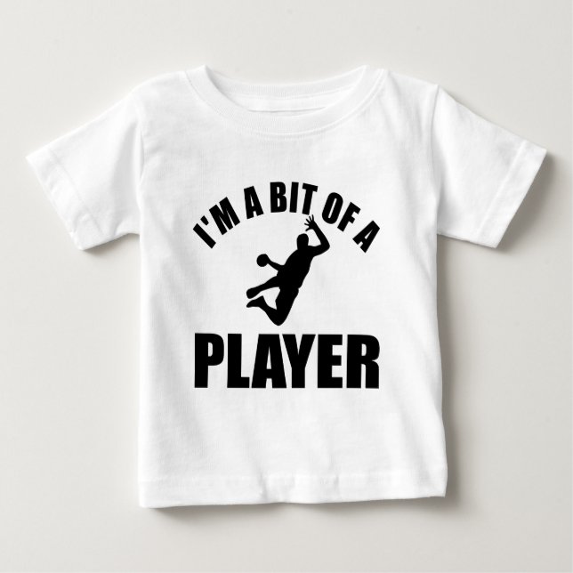 Kall handbolldesign t shirt (Framsida)