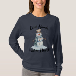 Kall händer varmt hjärta t shirt