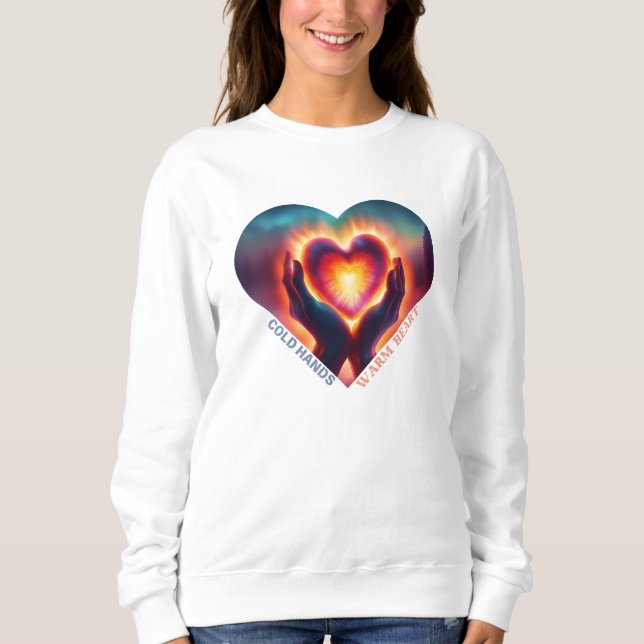 Kall Händer Warm Heart T Shirt (Framsida)