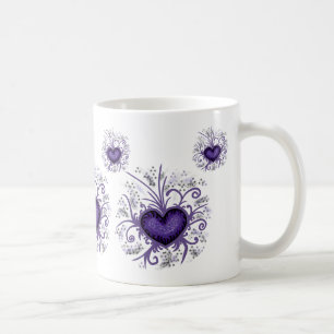 Kall hjärtadesign! kaffemugg