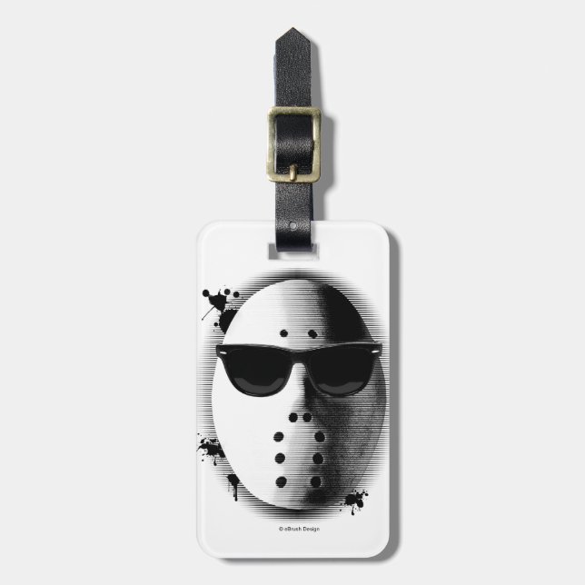 Kall hockeyGoalie Bagagebricka (Vertikal Framsida)