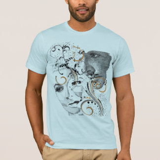 Kall Hollywood stjärnavektor Tee Shirt