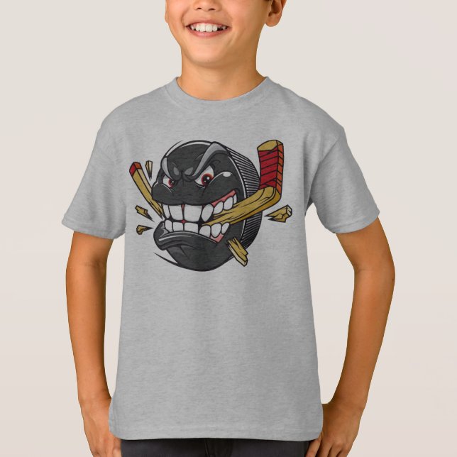 Kall ilsken PERSONLIG för hockeyJersey skjorta Tee (Framsida)