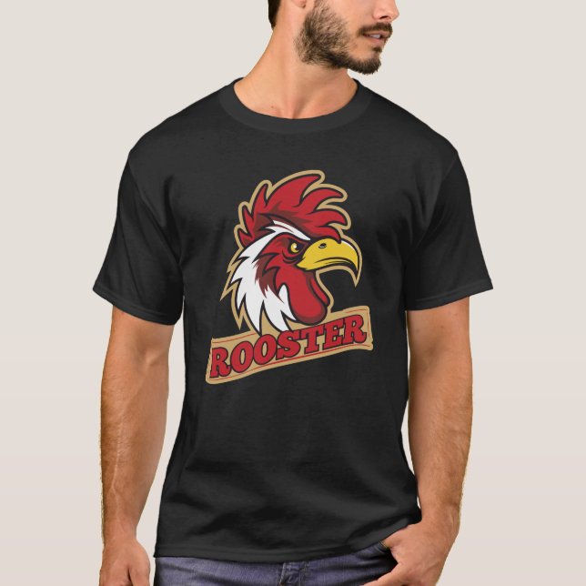 Kall ilsken tuppT-tröja T-shirt (Framsida)