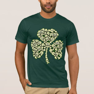 Kall irländsk döskallarShamrock Tee Shirt