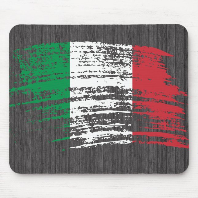 Kall italiensk flaggadesign musmatta (Framsidan)