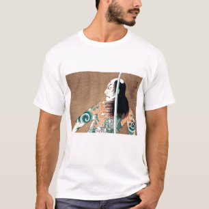 Kall japansk Natsumatsuri Danshichi tatuering Tee Shirt