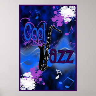Kall Jazzaffisch Poster