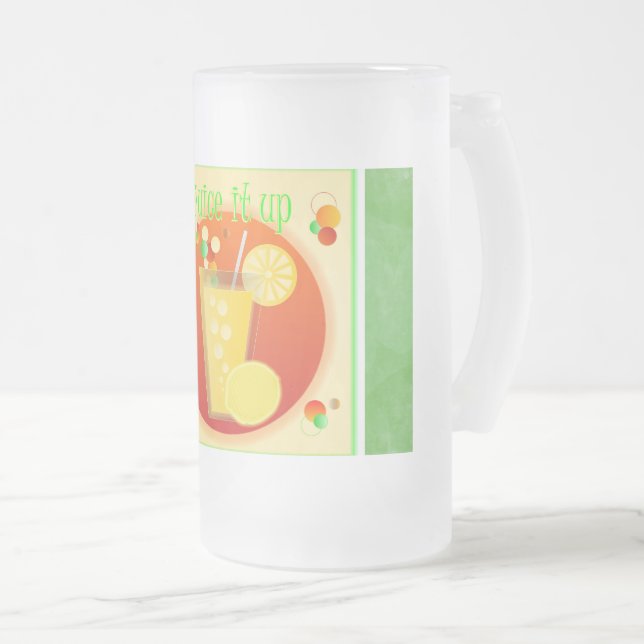 Kall Juice Beverage Grönt Frosted Mugg (Framsida höger)