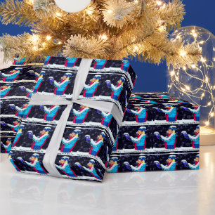 Kall jul Caroler Gift Papper Presentpapper