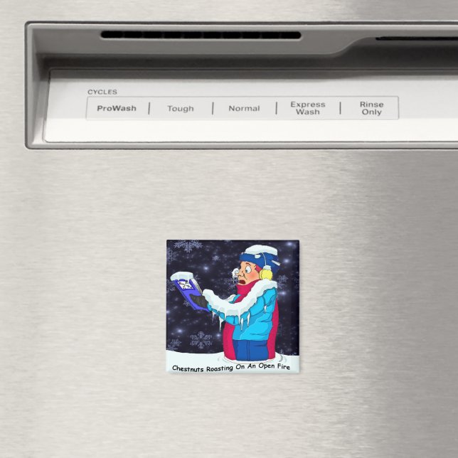 Kall jul Caroler Magnet (In Situ (Dishwasher))