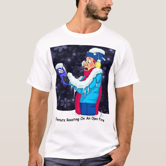 Kall jul Caroler T Shirt (Framsida)