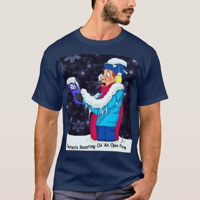 Kall jul Caroler Tee Shirt (Framsida)