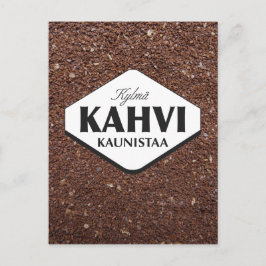 Kall Kaffa Förskönar Postcard 3 Vykort