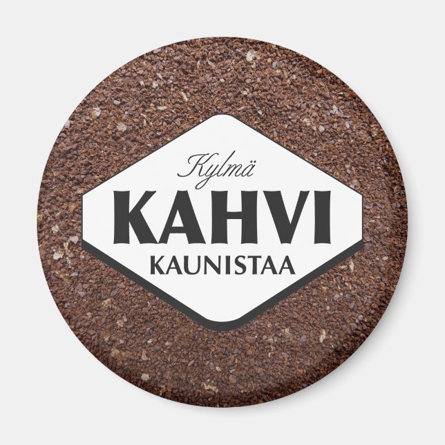 Kall kaffe förskönar Magnet 3 (Framsidan)