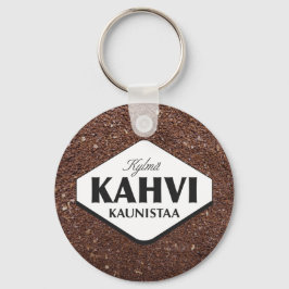 Kall Kaffekaffe Förskönar Nyckelring 3
