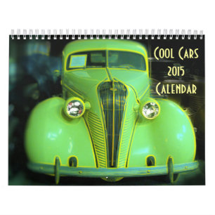 Kall kalender för bilar 2015