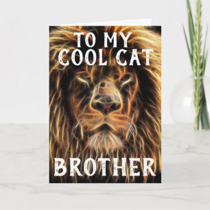 KALL KATT BROR FÖDELSEDAGKORT KORT